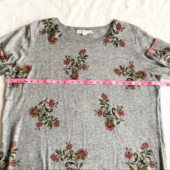 LOFT | Plus Wool Blend Blooming Vine Sweater *NWT* - Picture 10 of 10